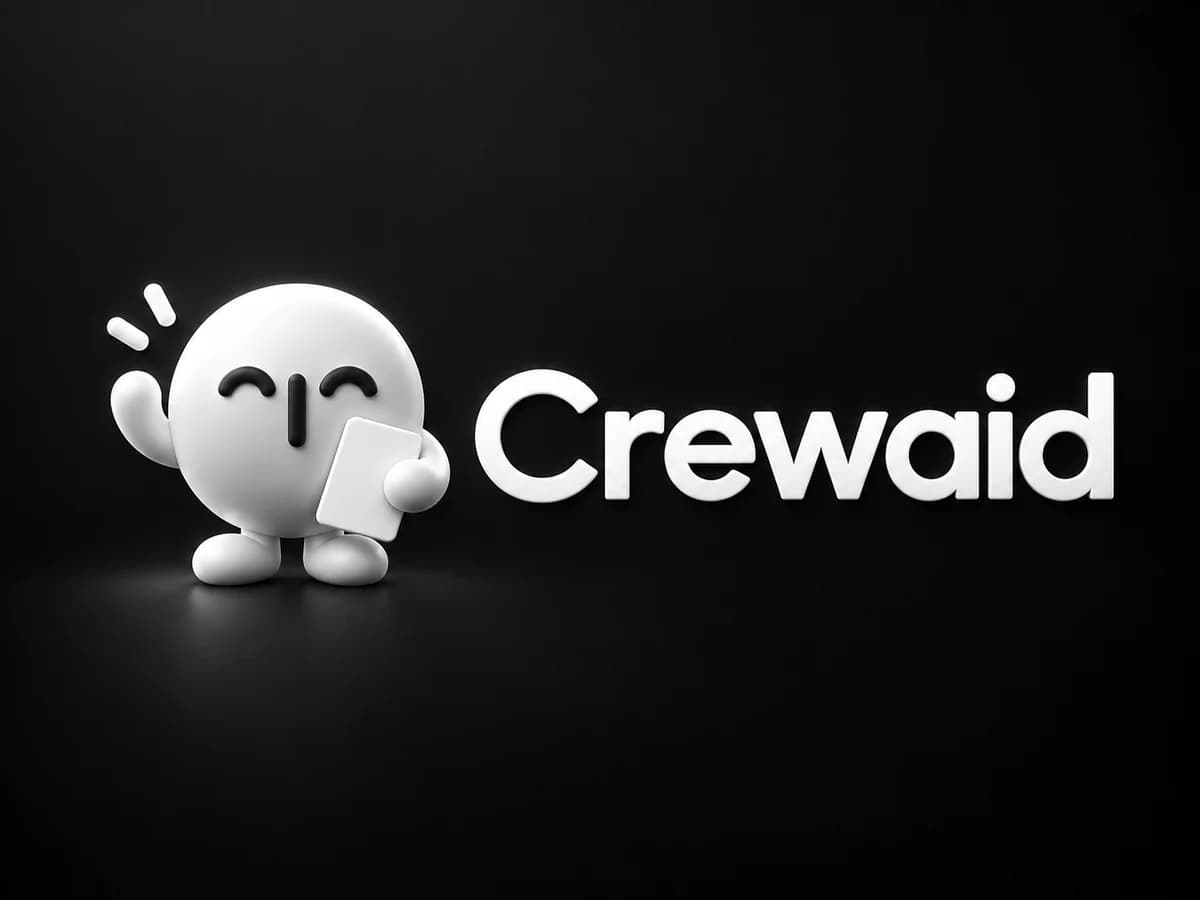 Crewaid logo on black